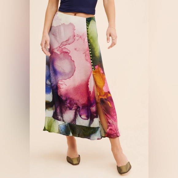 Anthropologie Bl-nk Tie-Dye Maxi Skirt Women’s M - Picture 5 of 13